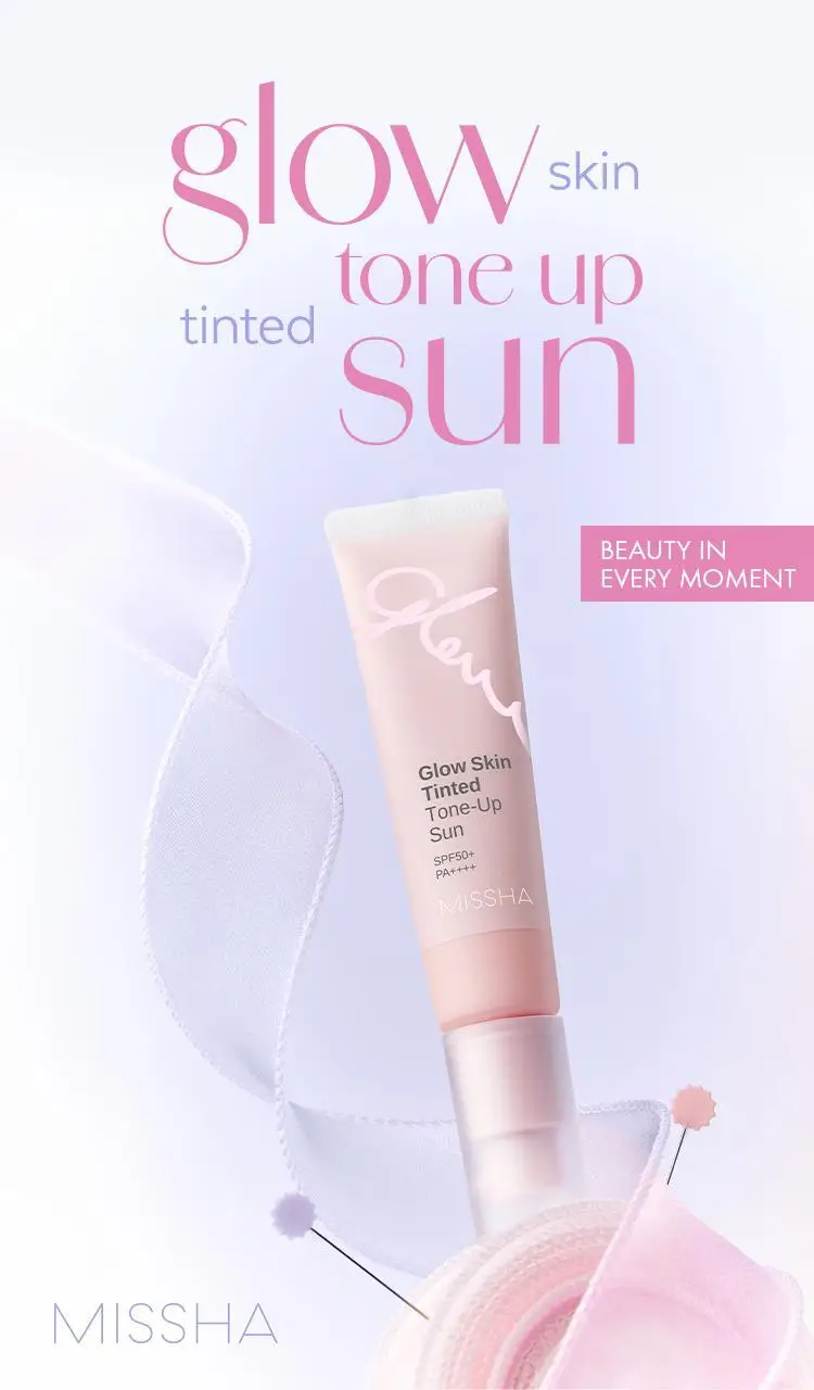 [후니언 공동개발] 미샤 글로우 스킨 틴티드 톤업선 30ml 상세페이지 2